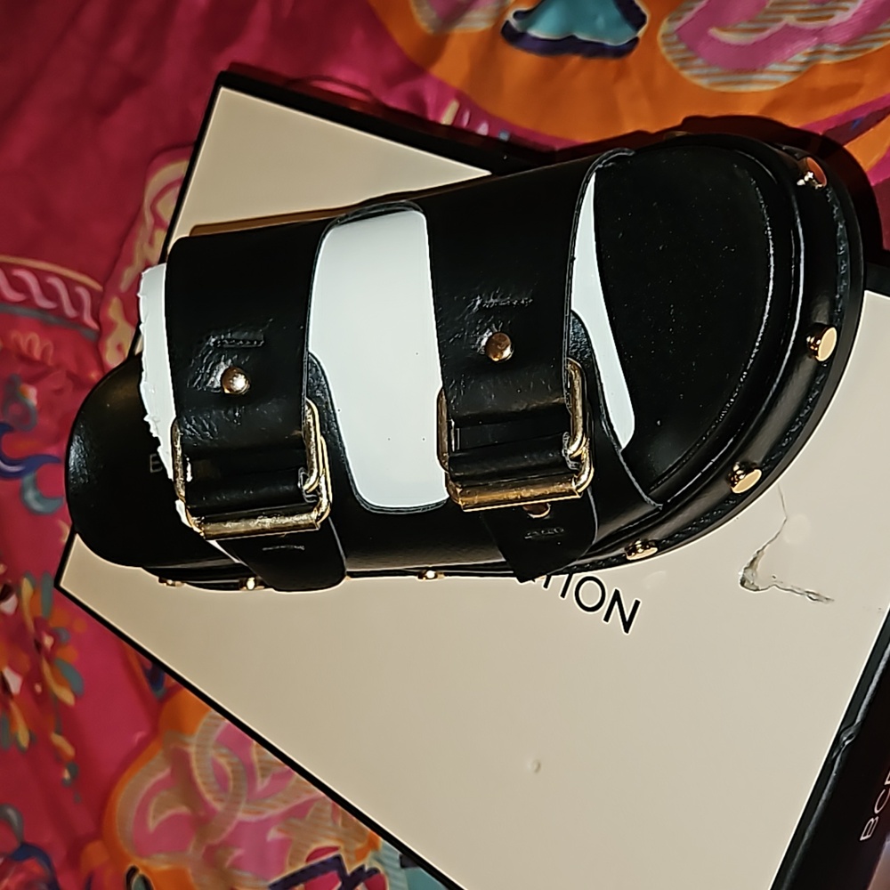 Bcbg slide sandals